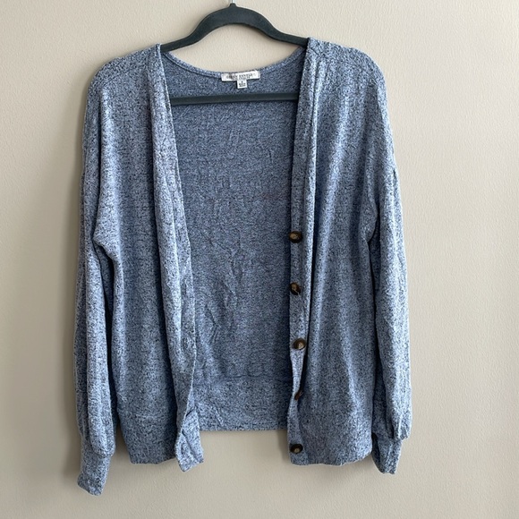 Green Envelope Blue/Grey Cardigan - Picture 2 of 6